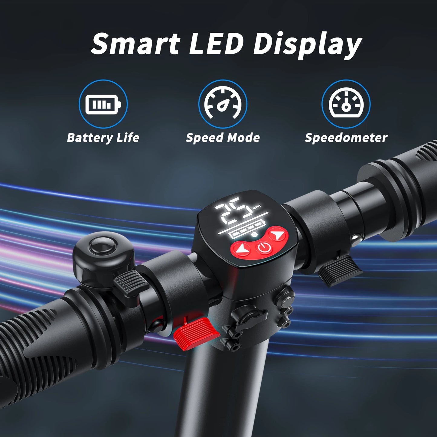 eBike Boys COROMA Electric Scooter - Foldable, Adjustable Handlebar, 20 MPH