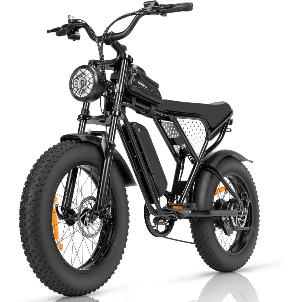 Electric Bike 1000/2000W 25-37MPH Long-Range Fat Tires