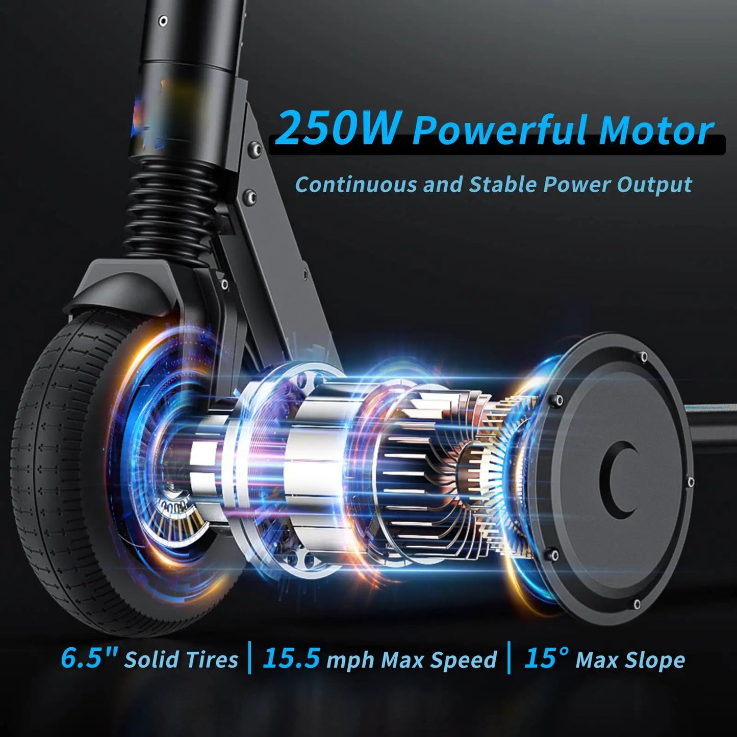 eBike Boys COROMA Electric Scooter - Foldable, Adjustable Handlebar, 20 MPH