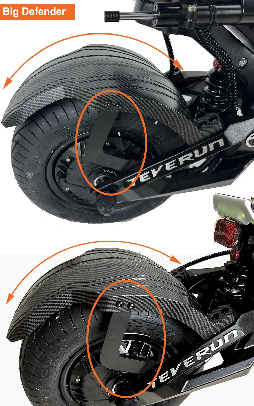 Power 10000W GPS PKE Function Electric Scooter