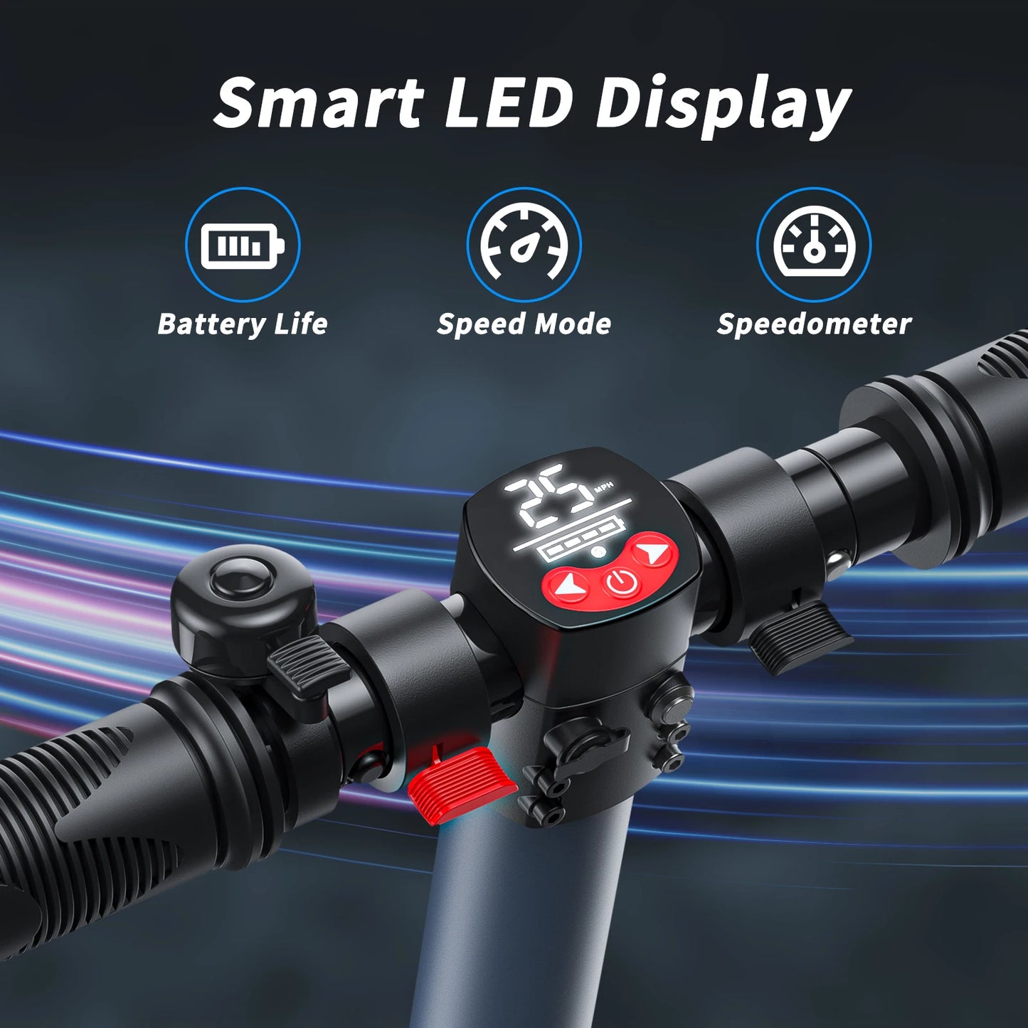 eBike Boys COROMA Electric Scooter - Foldable, Adjustable Handlebar, 20 MPH