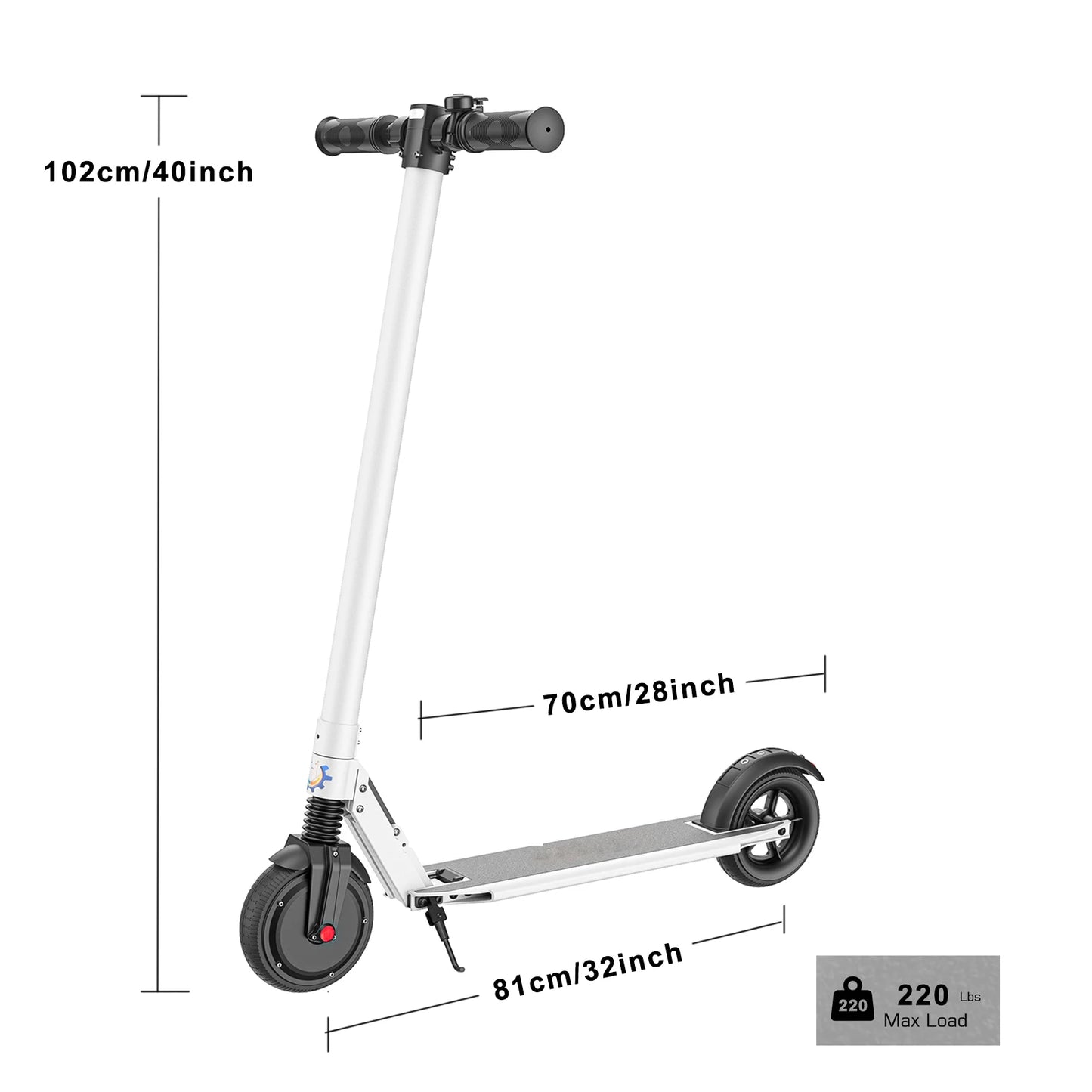 eBike Boys COROMA Electric Scooter - Foldable, Adjustable Handlebar, 20 MPH