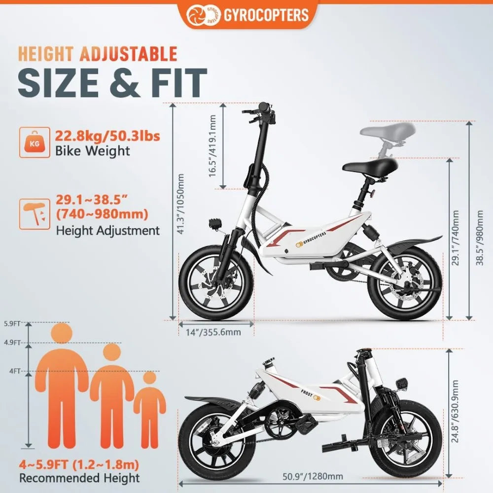 Vélo électrique pliable sécurisé UL2849