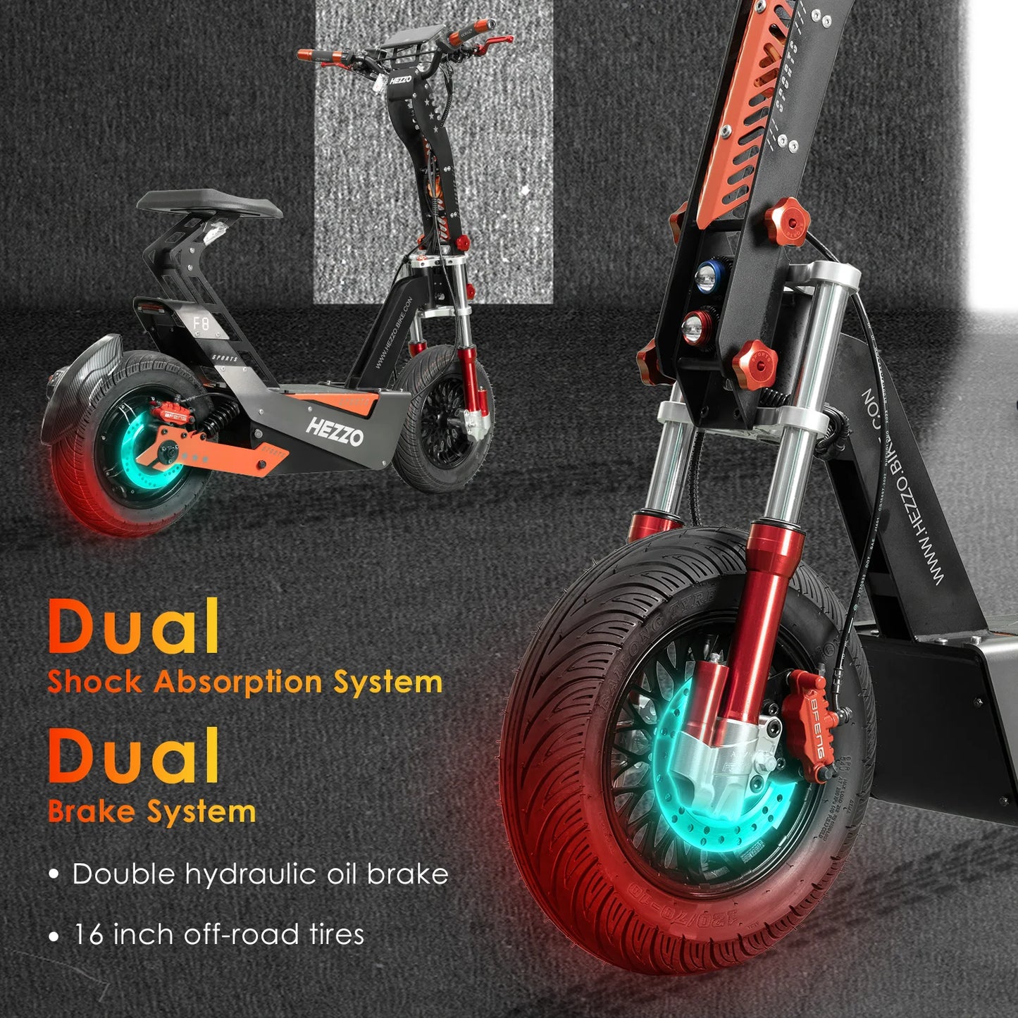 Trottinette électrique HEZZO-F8