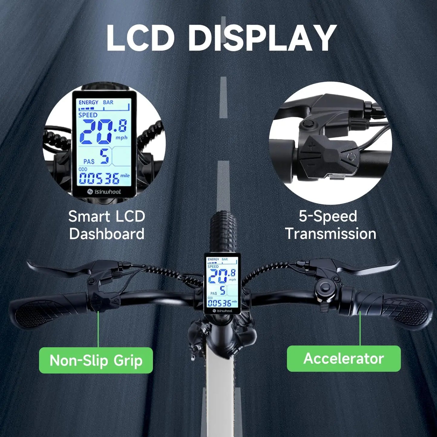 Vélo électrique pliable U5 500 W, 20 pouces
