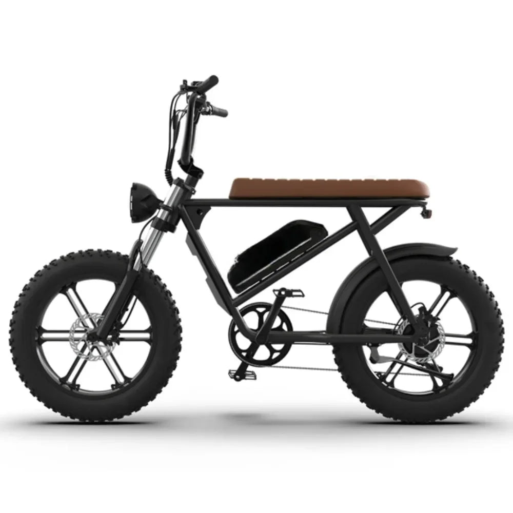 Vélo électrique avec moteur 750 W et batterie au lithium 48 V 13 Ah