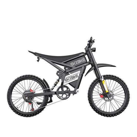 EKX E6 3000W 52V/40AH Premium Electric Carbon Steel Off-Road Mountain Dirt Bike (SAK18315)