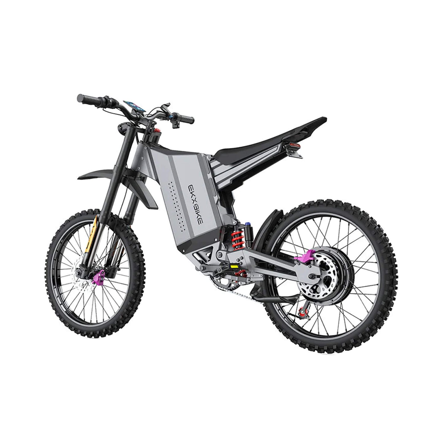 EKX GTS 8000W 72V/30AH Premium Electric High-Strength Steel Pipe Off-Road Mountain Dirt Bike (SAK31684)