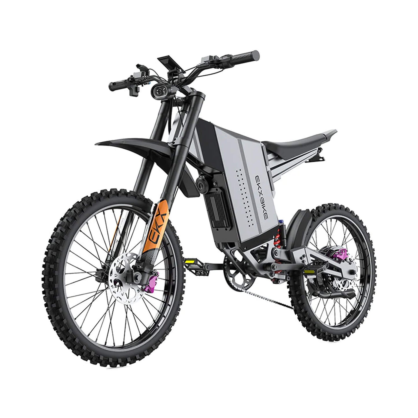 EKX GTS 8000W 72V/30AH Premium Electric High-Strength Steel Pipe Off-Road Mountain Dirt Bike (SAK31684)