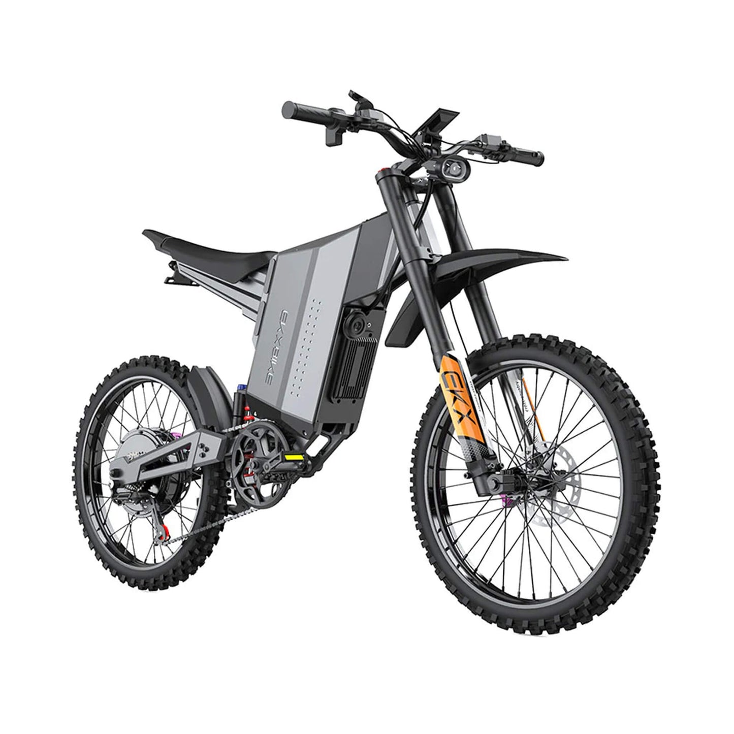 EKX GTS 8000W 72V/30AH Premium Electric High-Strength Steel Pipe Off-Road Mountain Dirt Bike (SAK31684)