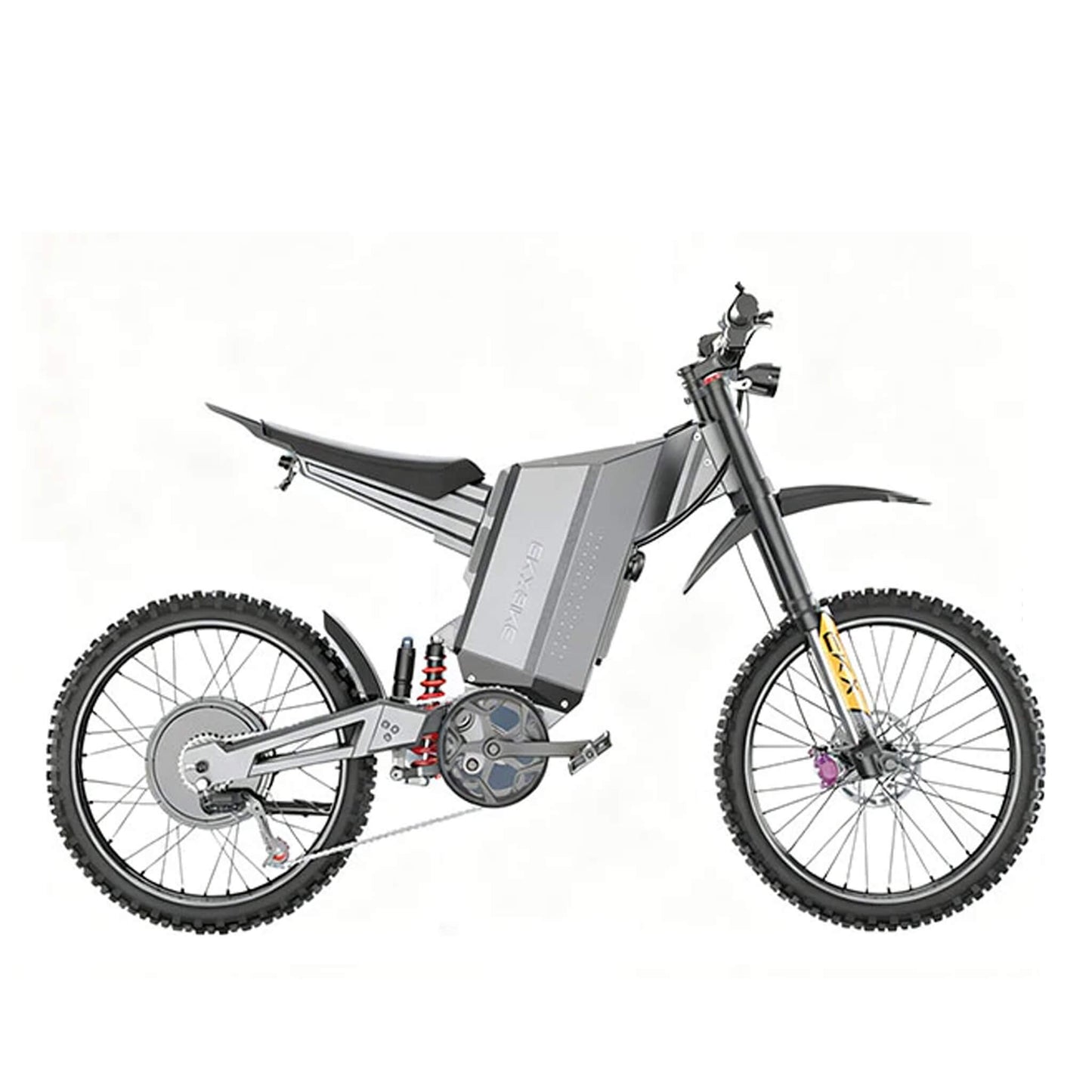 EKX GTS 8000W 72V/30AH Premium Electric High-Strength Steel Pipe Off-Road Mountain Dirt Bike (SAK31684)